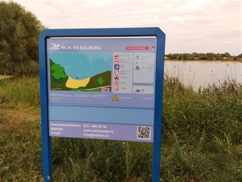 Informatiebord zwemwaterlocatie