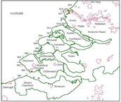 Ligging kustdelen ZW Delta