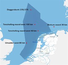 Locaties schar monitoringprogramma