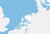 Meetlocaties van de parametergroep 'Diatomeeën'