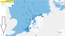 Sreendump van Waterinfo me de verwijzing naar informatie op Waterinfo Extra