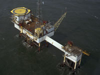 Off-shore Penzoil K13A Bron: beeldbank.rws.nl, RWS Afd. Multimedia