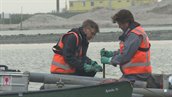 Slibexperiment markerwadden - foto Omroep Flevoland