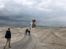 Met groep naar de uitkijktoren